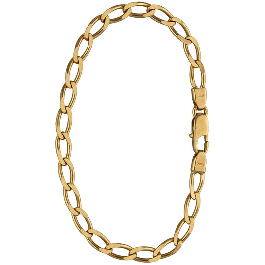 18ct Gold Curb Bracelet