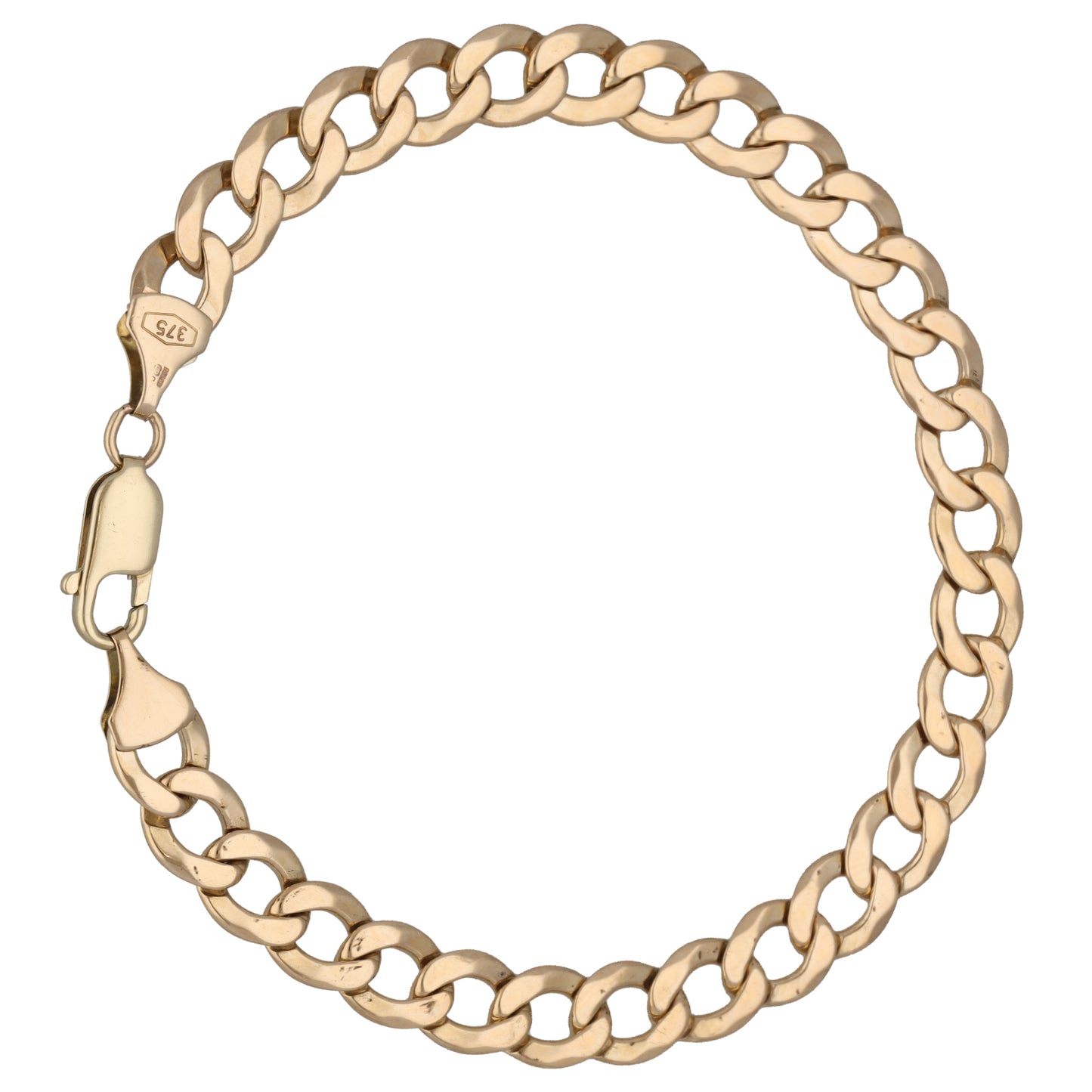 9ct Gold Curb Bracelet