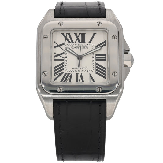 Cartier Santos 100 W20073X8 39mm Stainless Steel Watch