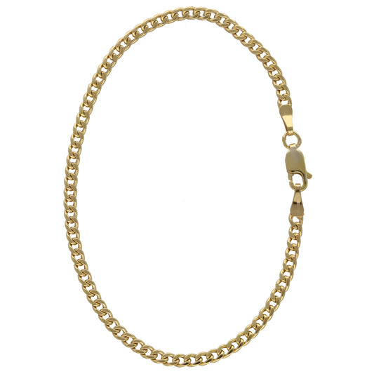 New 9ct Gold Cuban Curb Bracelet