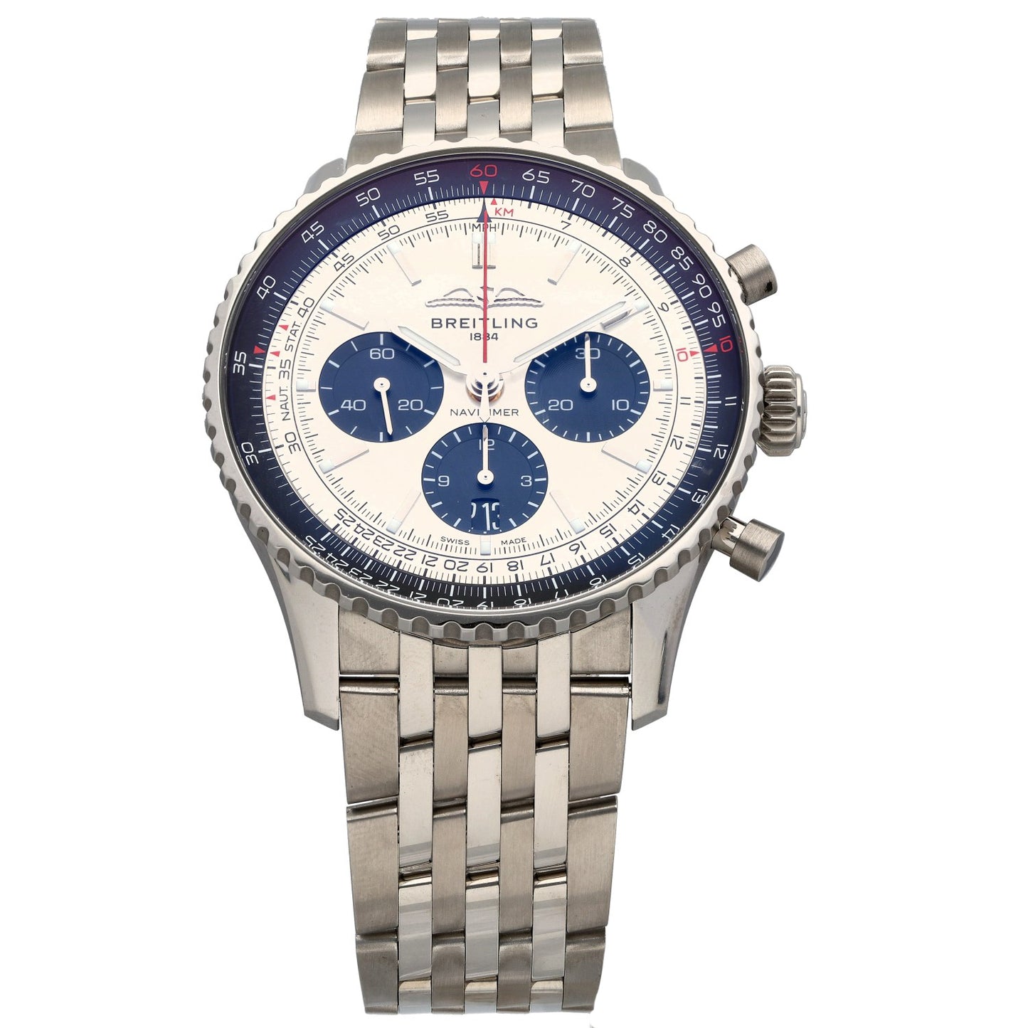 Breitling Navitimer B01 AB0138 43mm Stainless Steel Watch
