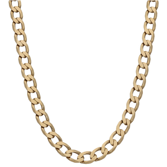 9ct Gold Curb Chain 20"