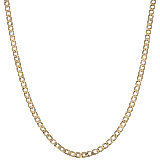 9ct Gold Curb Chain 22"