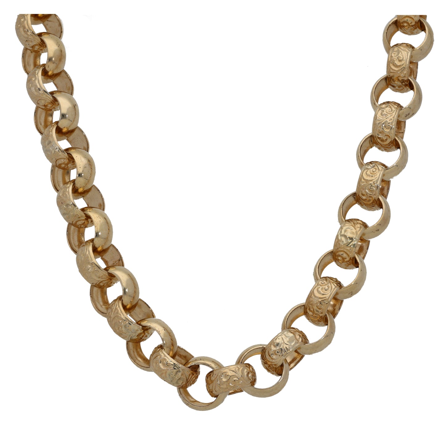 9ct Gold Belcher Chain 24"