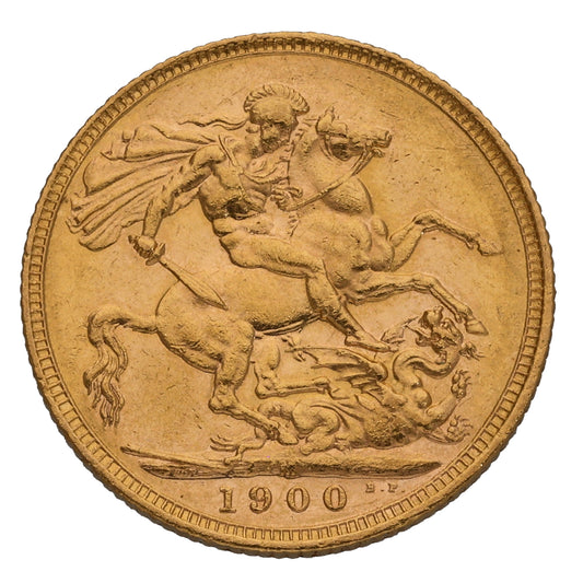 22ct Gold Queen Victoria Full Sovereign Coin 1900