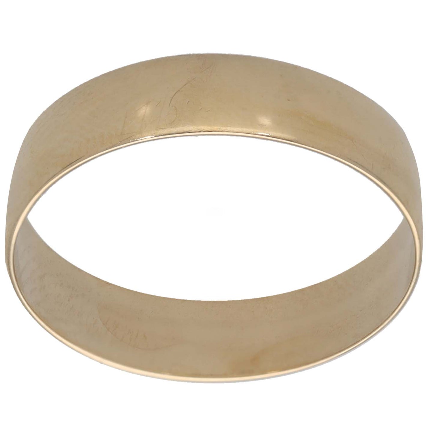 9ct Gold Plain Wedding Ring Size S