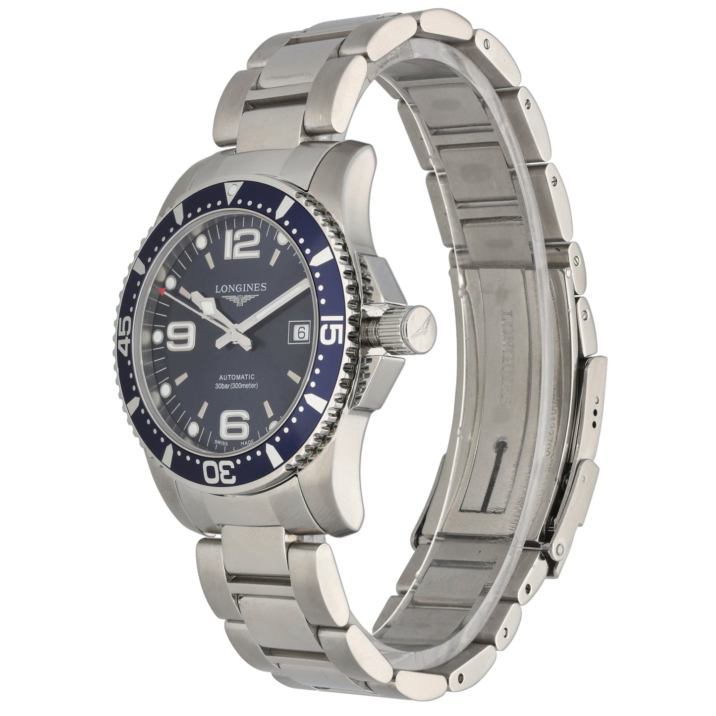 Longines Hydro Conquest L3.742.4.96.6 41mm Stainless Steel Watch