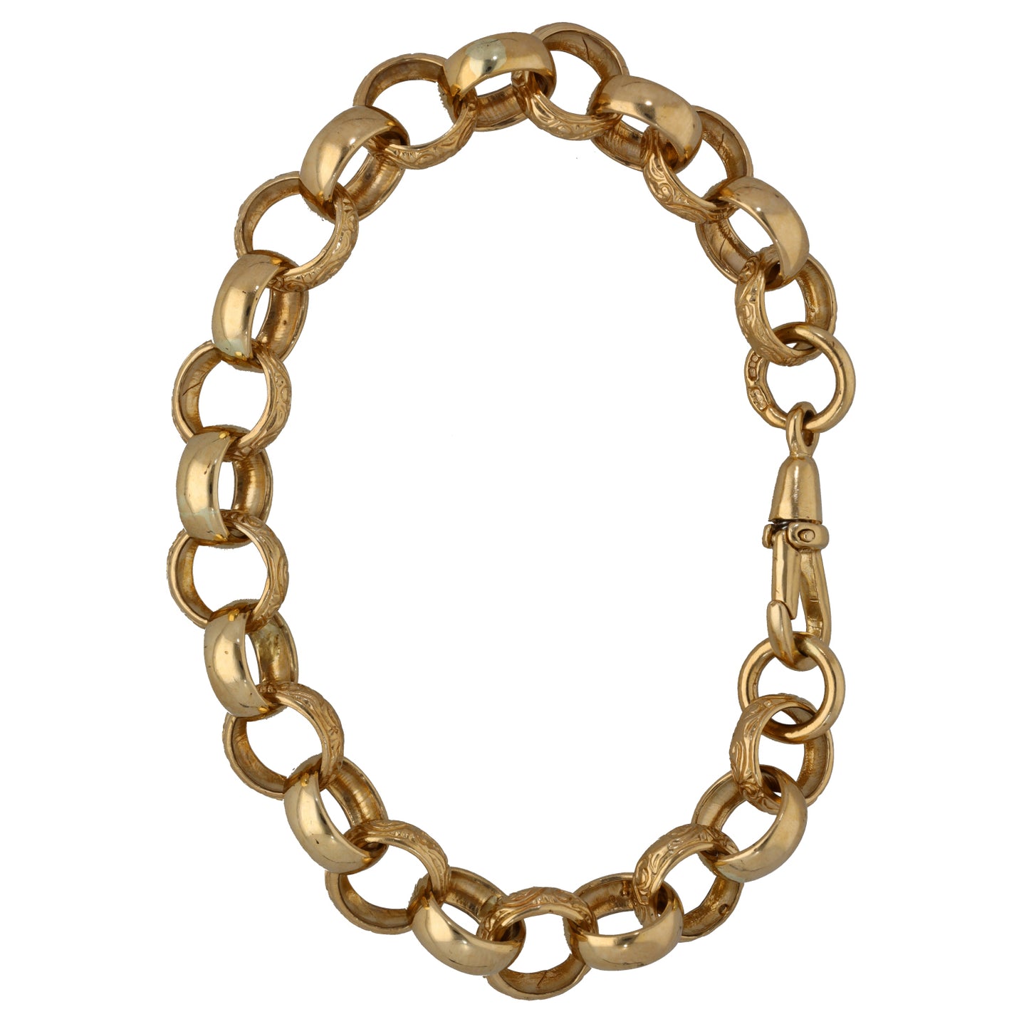 9ct Gold Belcher Bracelet