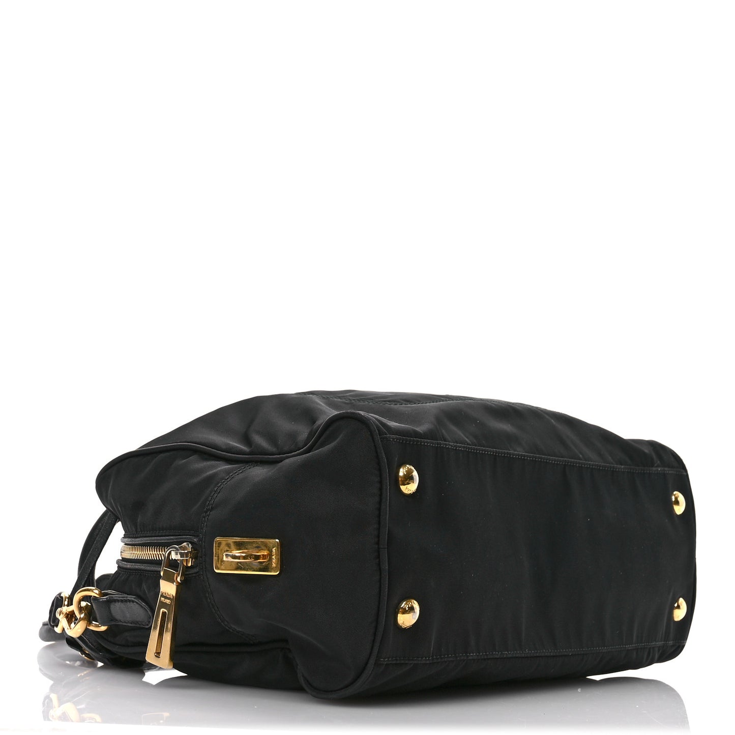 Prada B1843M Tessuto Nylon Bag - Black