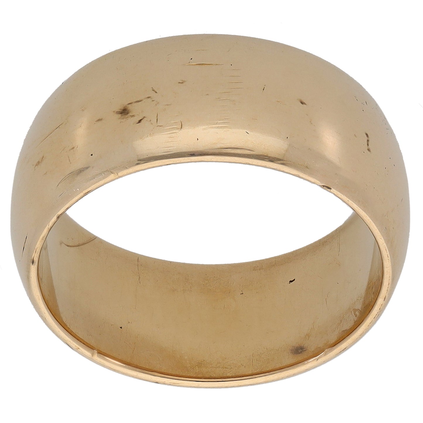 9ct Gold Plain Wedding Ring Size L