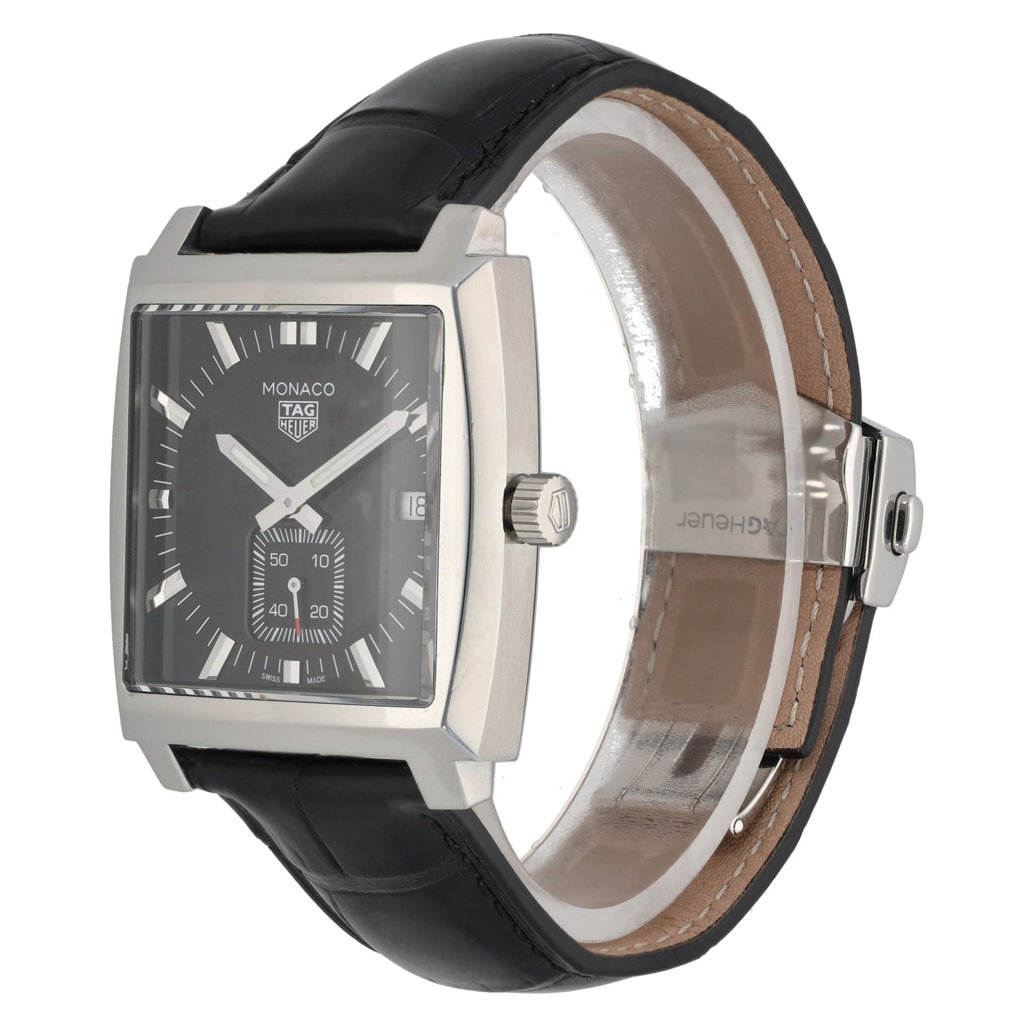 Tag Heuer Monaco WAW131A 37mm Stainless Steel Watch