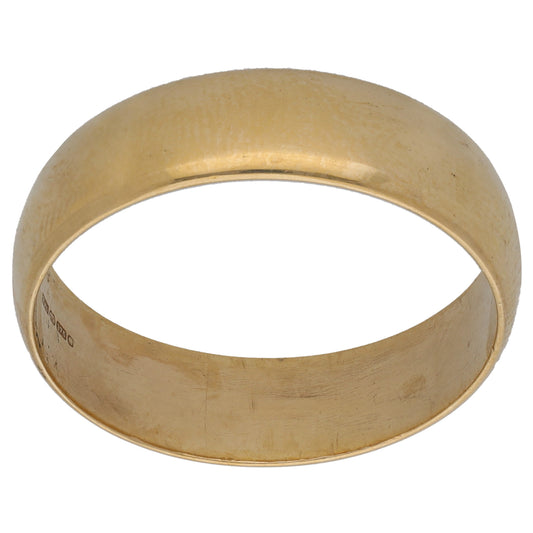 9ct Gold Plain Wedding Ring Size Z