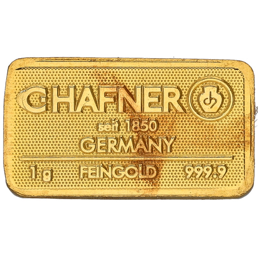 24ct 1g Gold Bar
