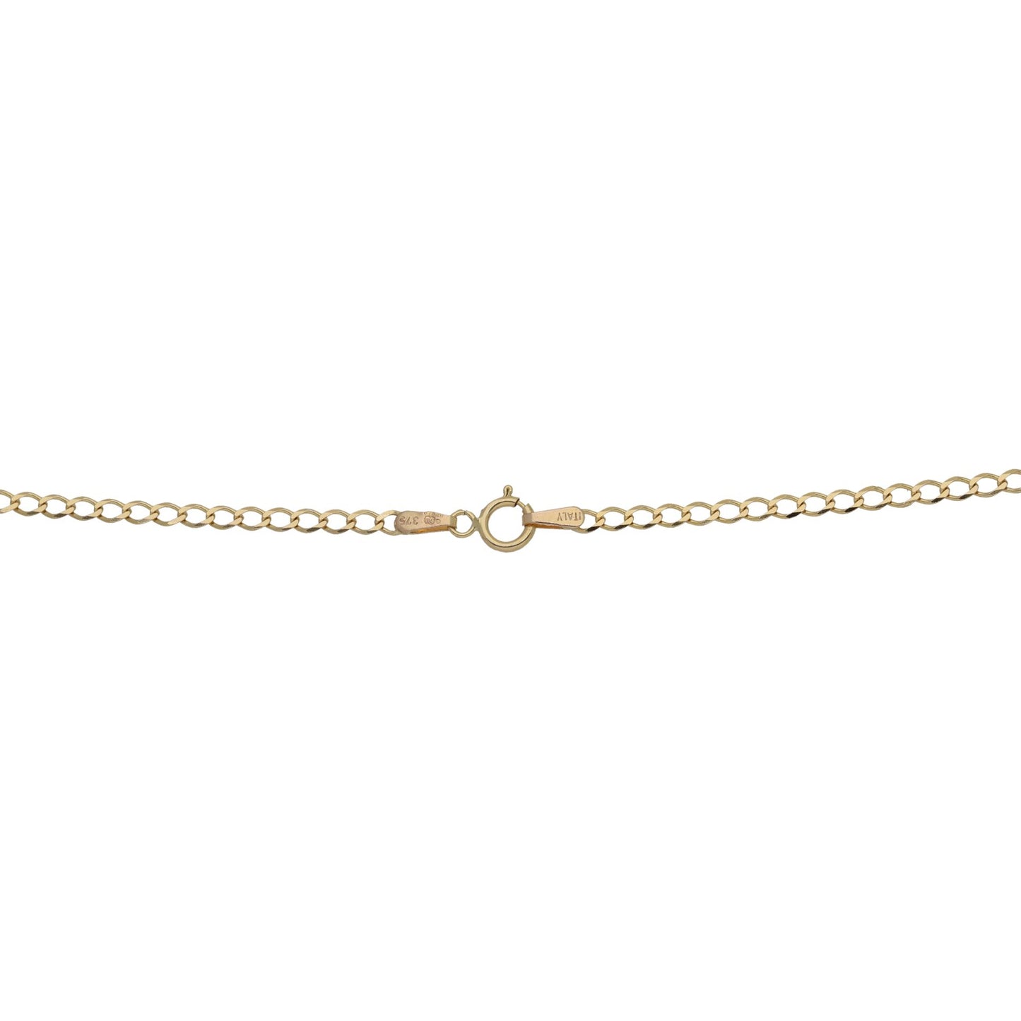 9ct Gold Curb Chain 18"