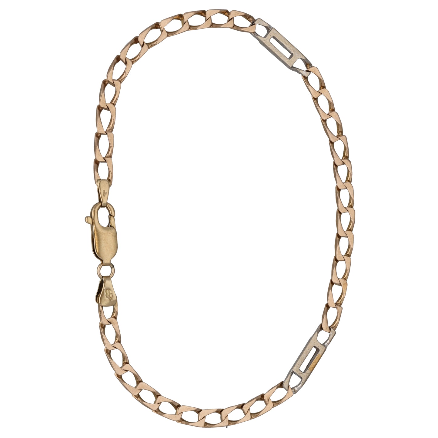 9ct Bi-Colour Gold Alternative Bracelet