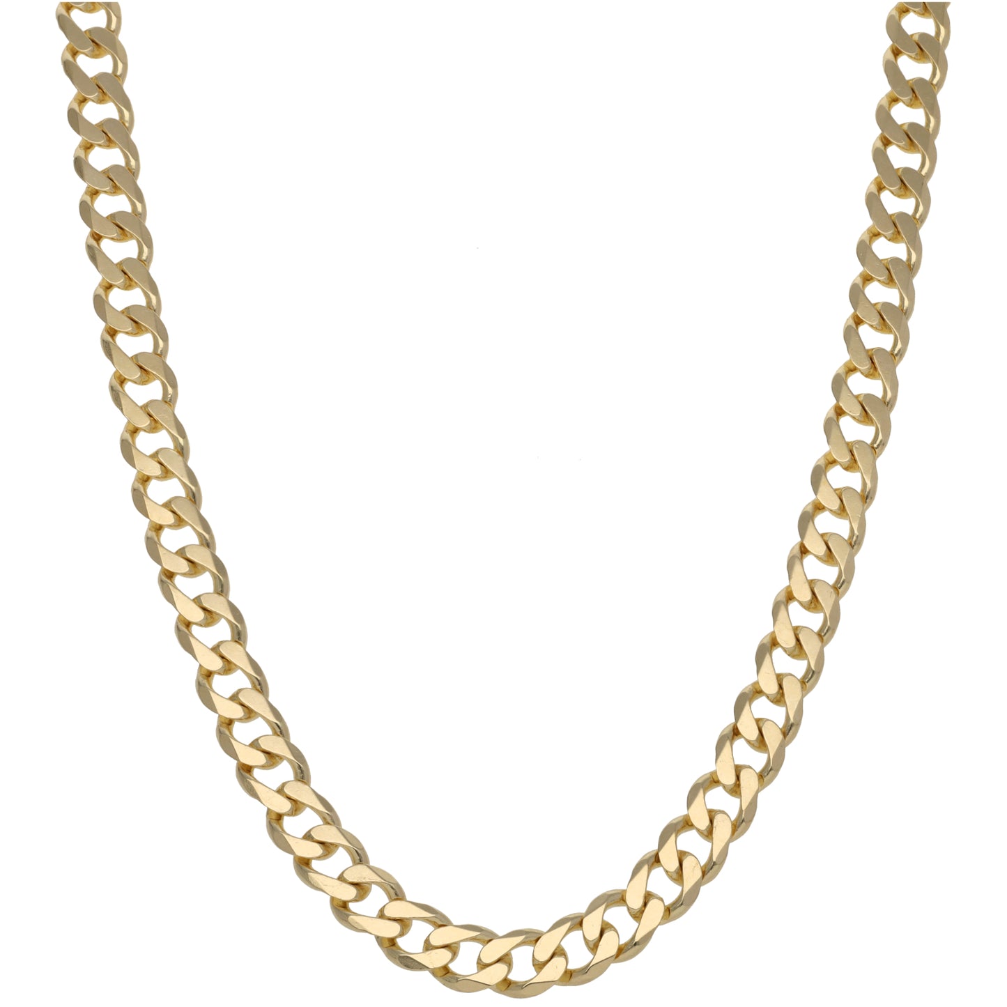 9ct Gold Curb Chain 20"