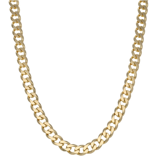 9ct Gold Curb Chain 20"