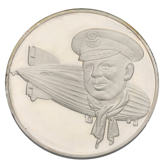 Silver Royal Airforce Museum First Double Crossing Of Atlantic Medal