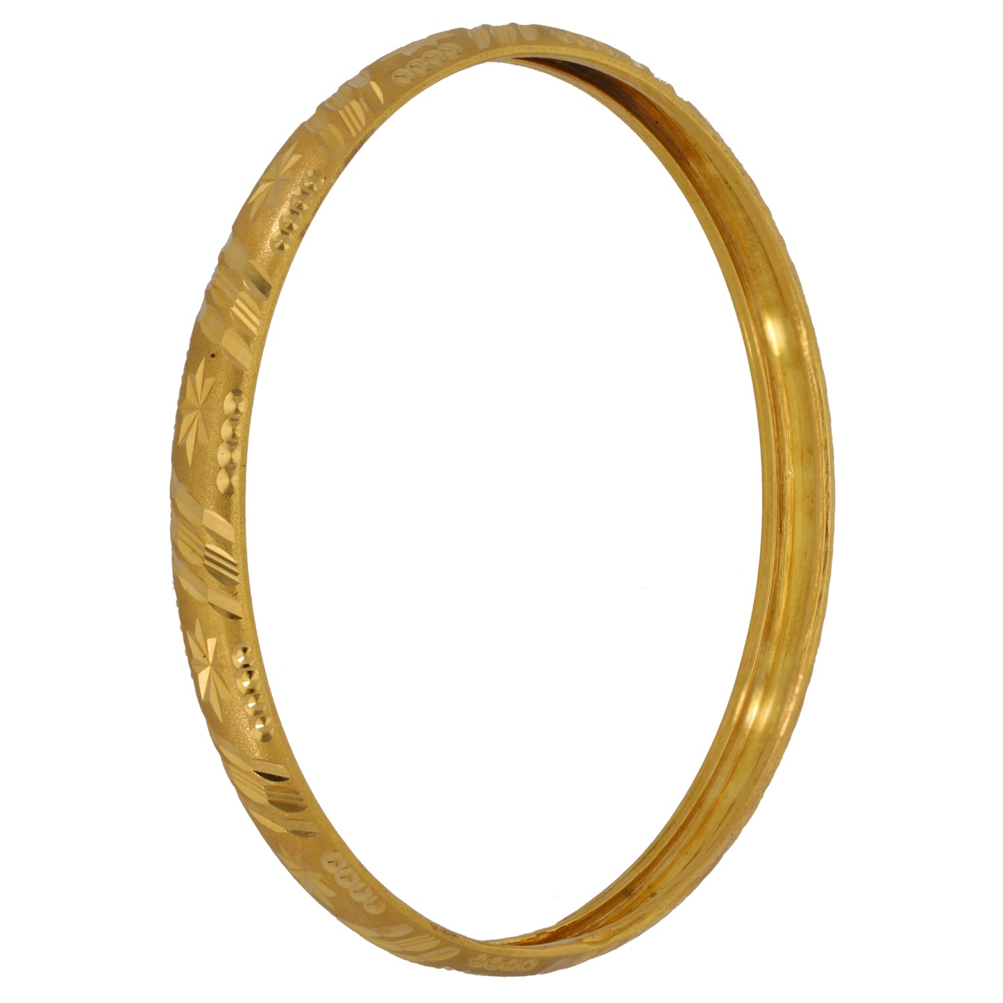 18ct Gold Alternative Bangle