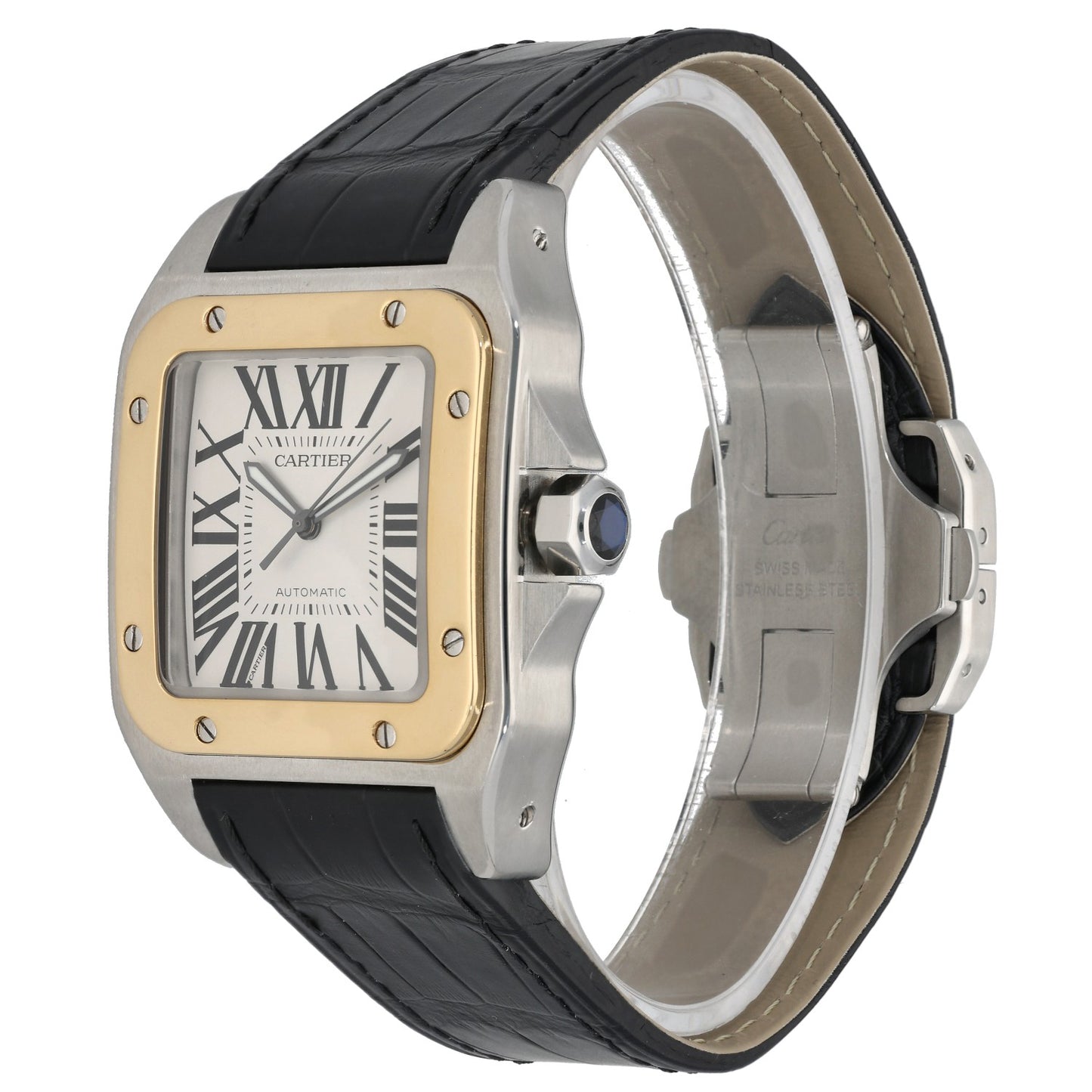 Cartier Santos 100 W20072X7 38mm Bi-Colour Watch
