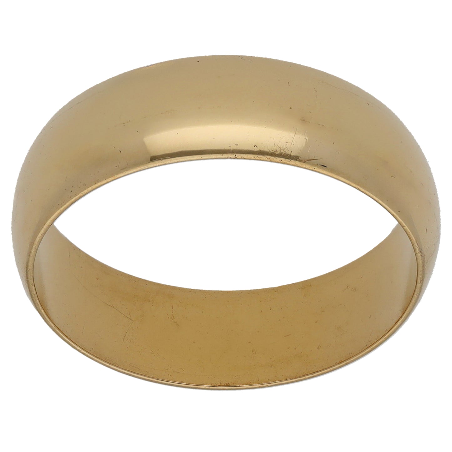 9ct Gold Plain Wedding Ring Size X