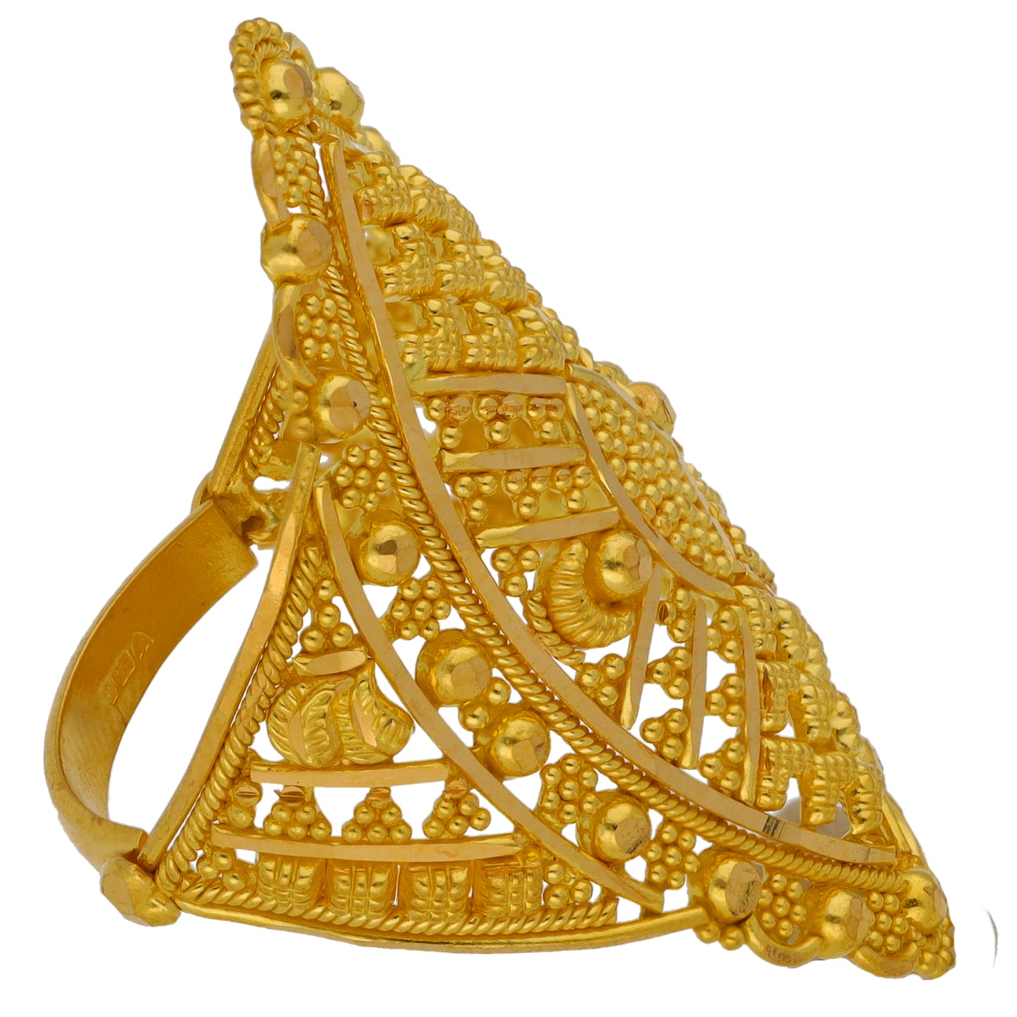 22ct Gold Dress/Cocktail Ring Size K