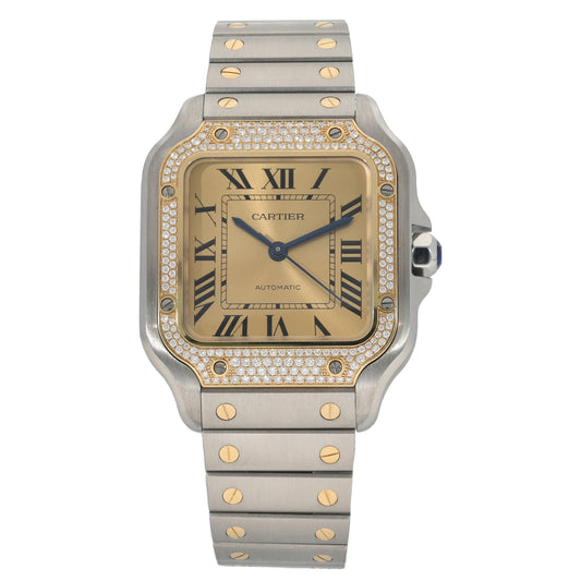 Cartier Santos De Cartier W3SA0007 34mm Bi-Colour Watch
