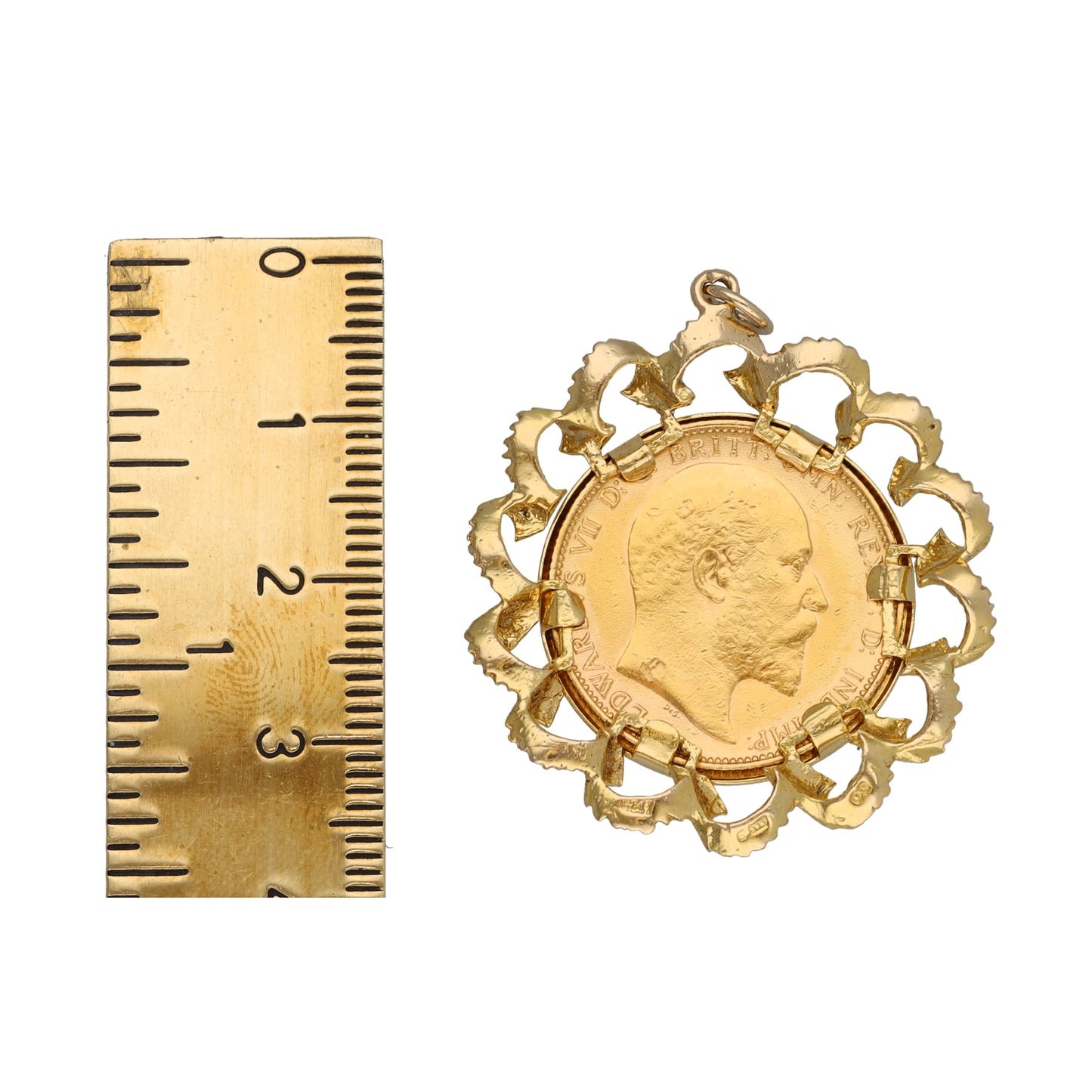 9ct Gold Full Sovereign Coin Pendant