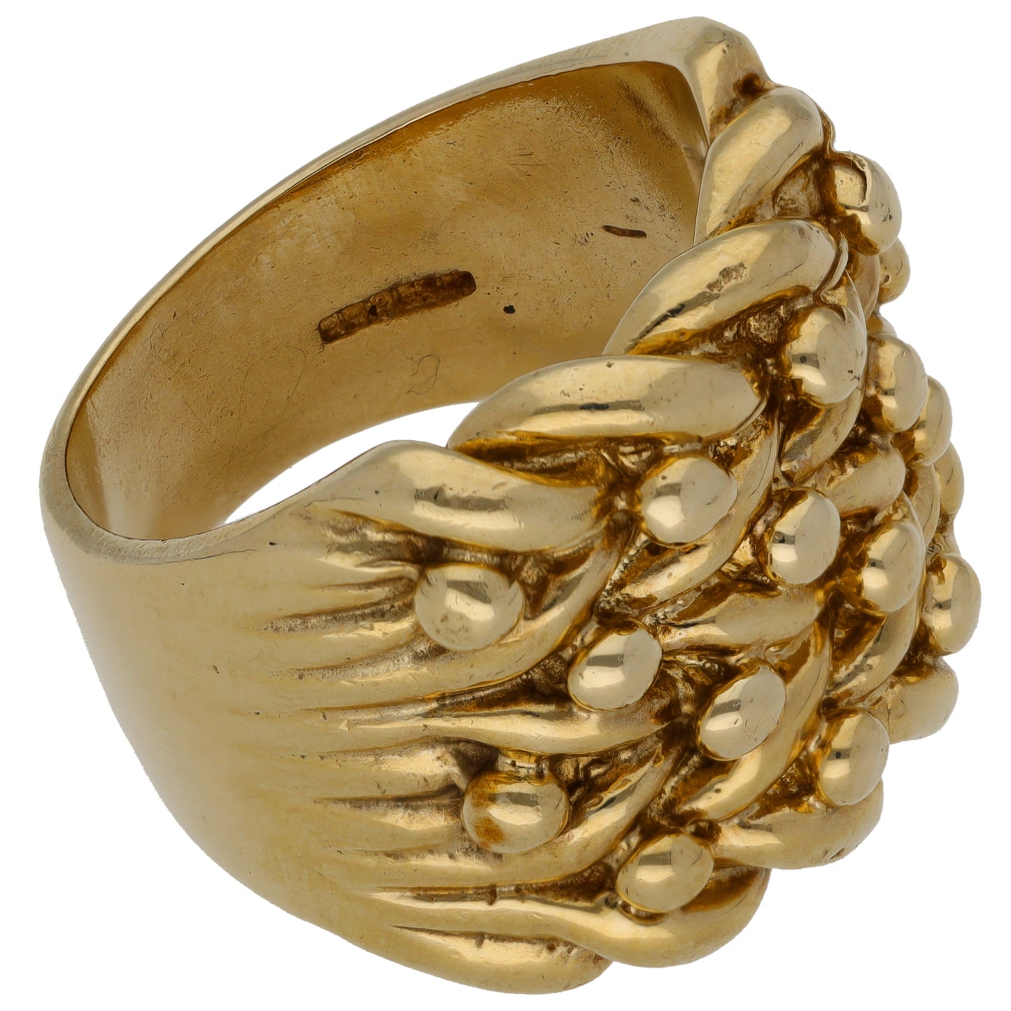 9ct Gold Keeper Ring Size Z