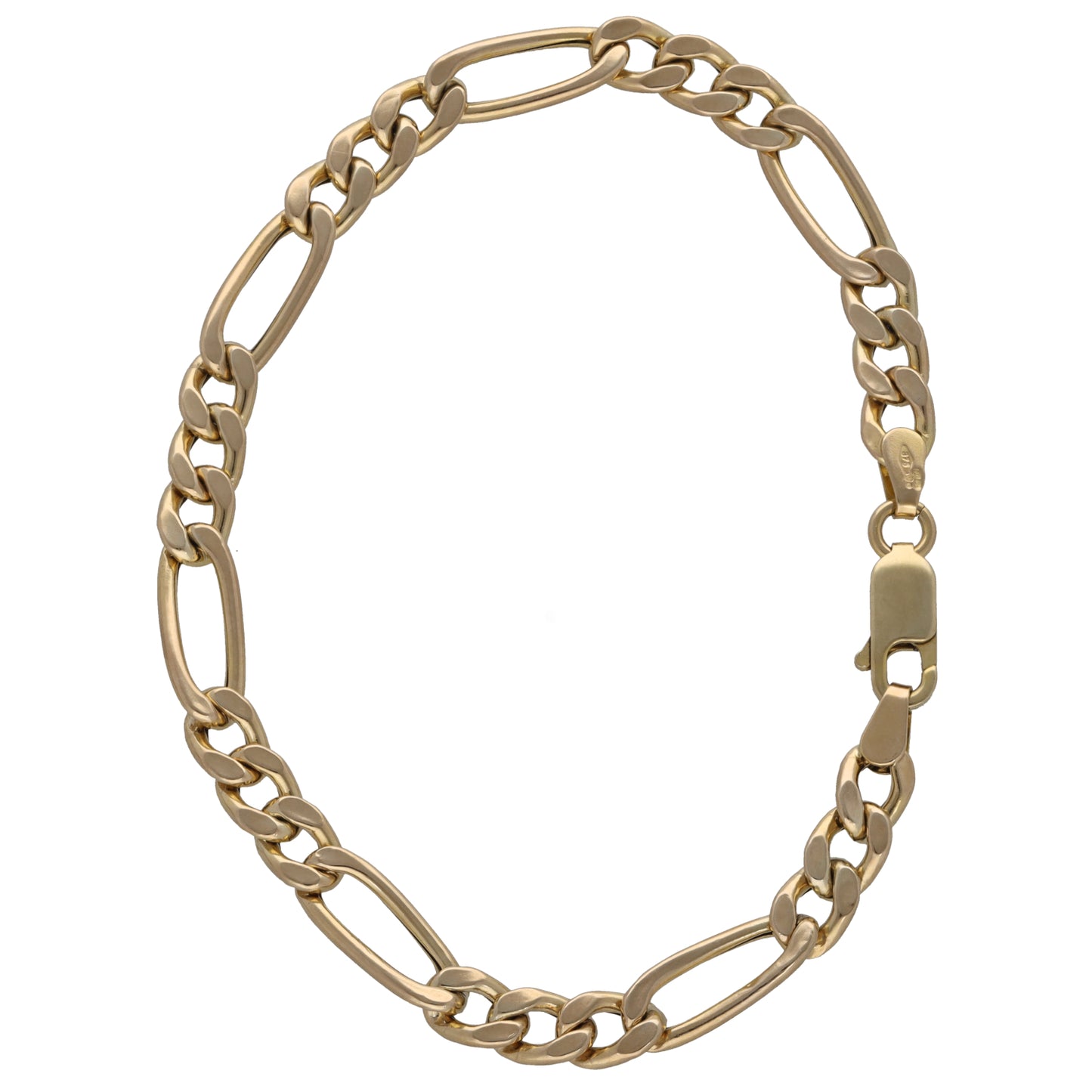9ct Gold Figaro Bracelet