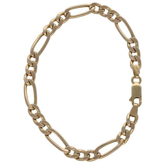 9ct Gold Figaro Bracelet