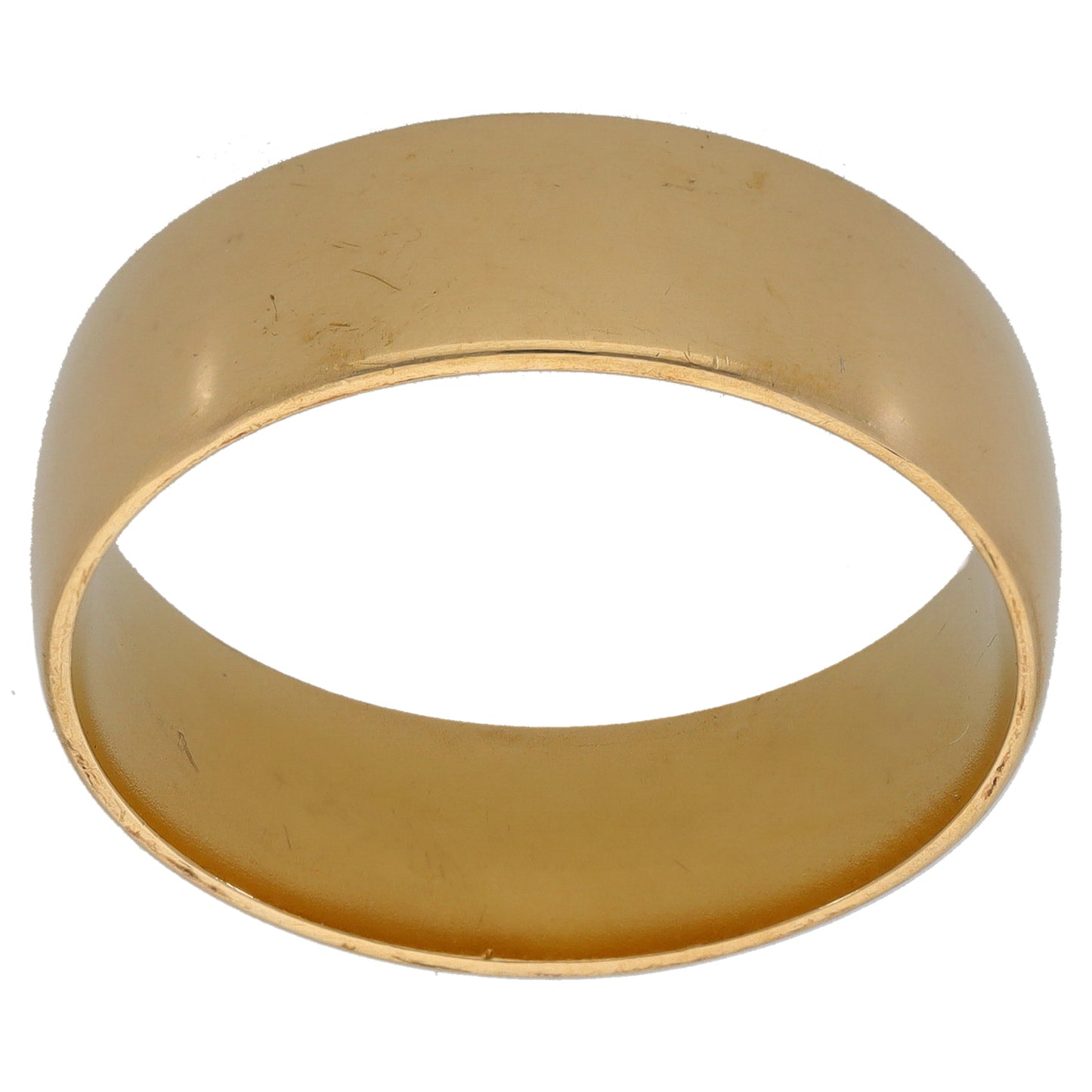 9ct Gold Plain Wedding Ring Size W