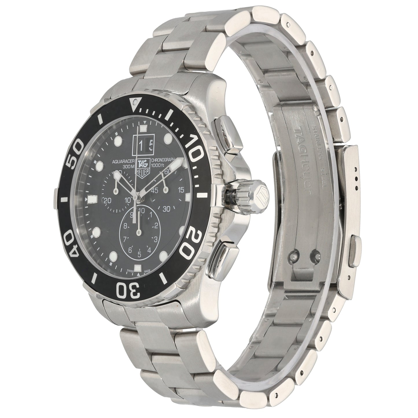 Tag Heuer Aquaracer CAN1010 43mm Stainless Steel Watch