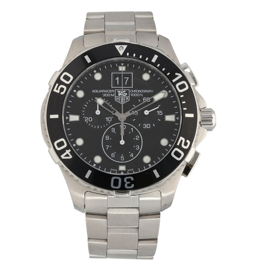Tag Heuer Aquaracer CAN1010 43mm Stainless Steel Watch
