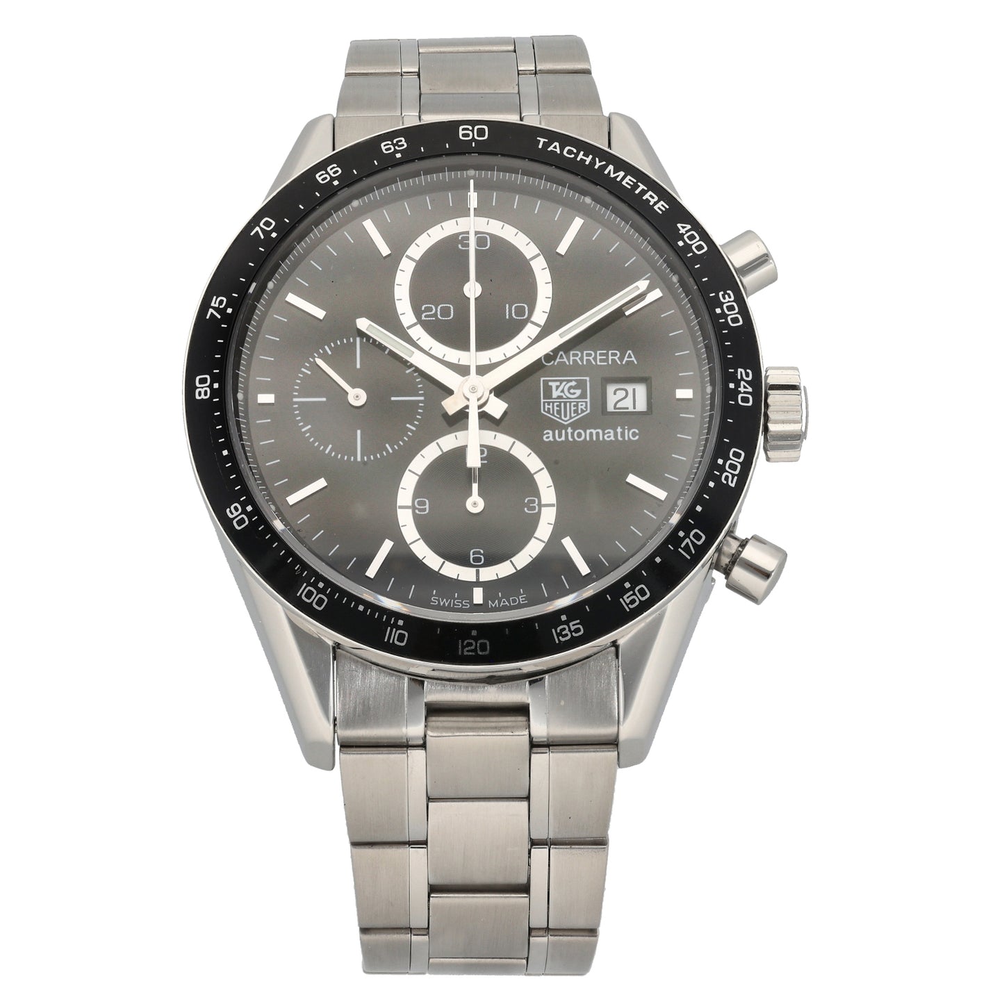 Tag Heuer Carrera CV2010-2 40mm Stainless Steel Watch