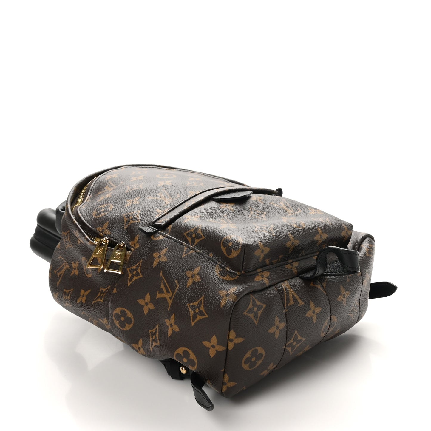 Louis Vuitton Palm Springs Backpack MM Monogram Coated Canvas Bag - Brown