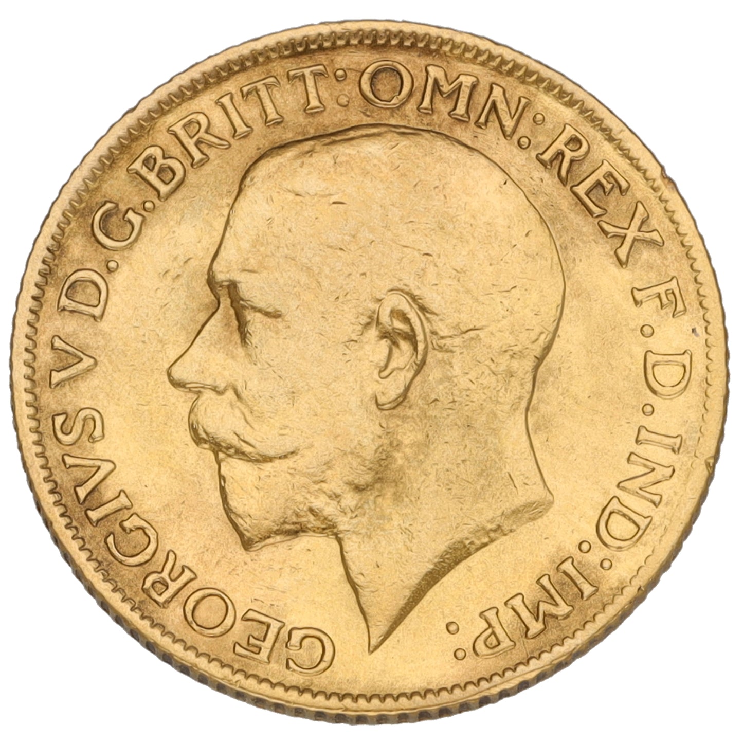 22ct Gold King George V Full Sovereign Coin 1911