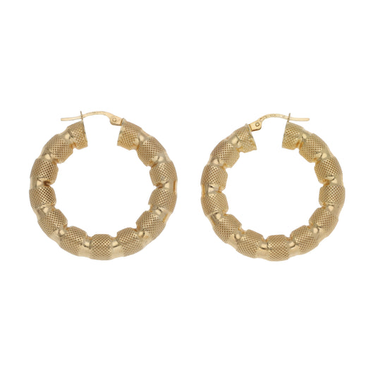 9ct Gold Hoop Earrings