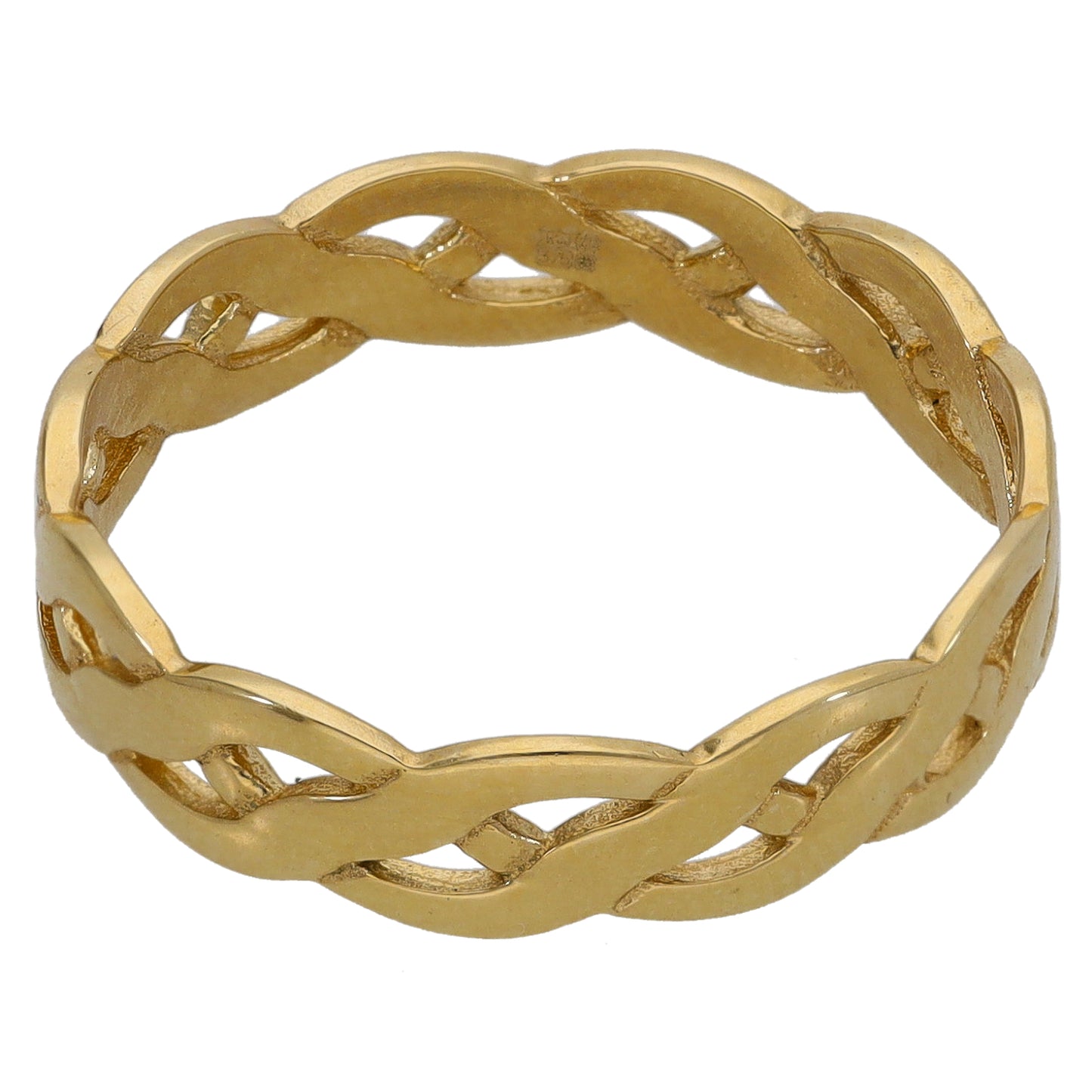 9ct Gold Alternative Ring Size Q