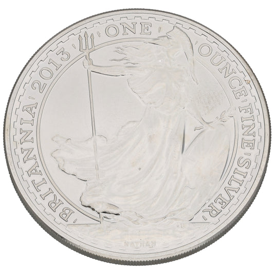 Fine Silver Queen Elizabeth II 1 OZ Britannia Coin 2013