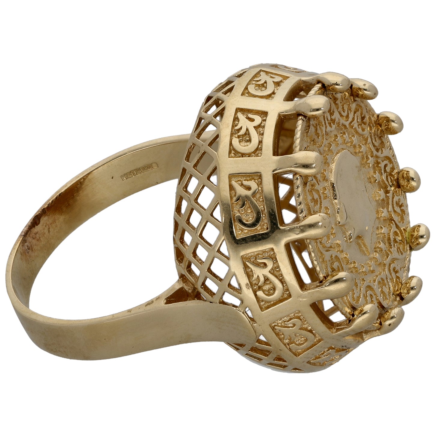 14ct Gold Alternative Ring Size R