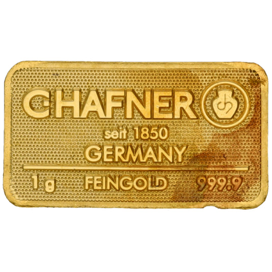 24ct 1g Gold Bar