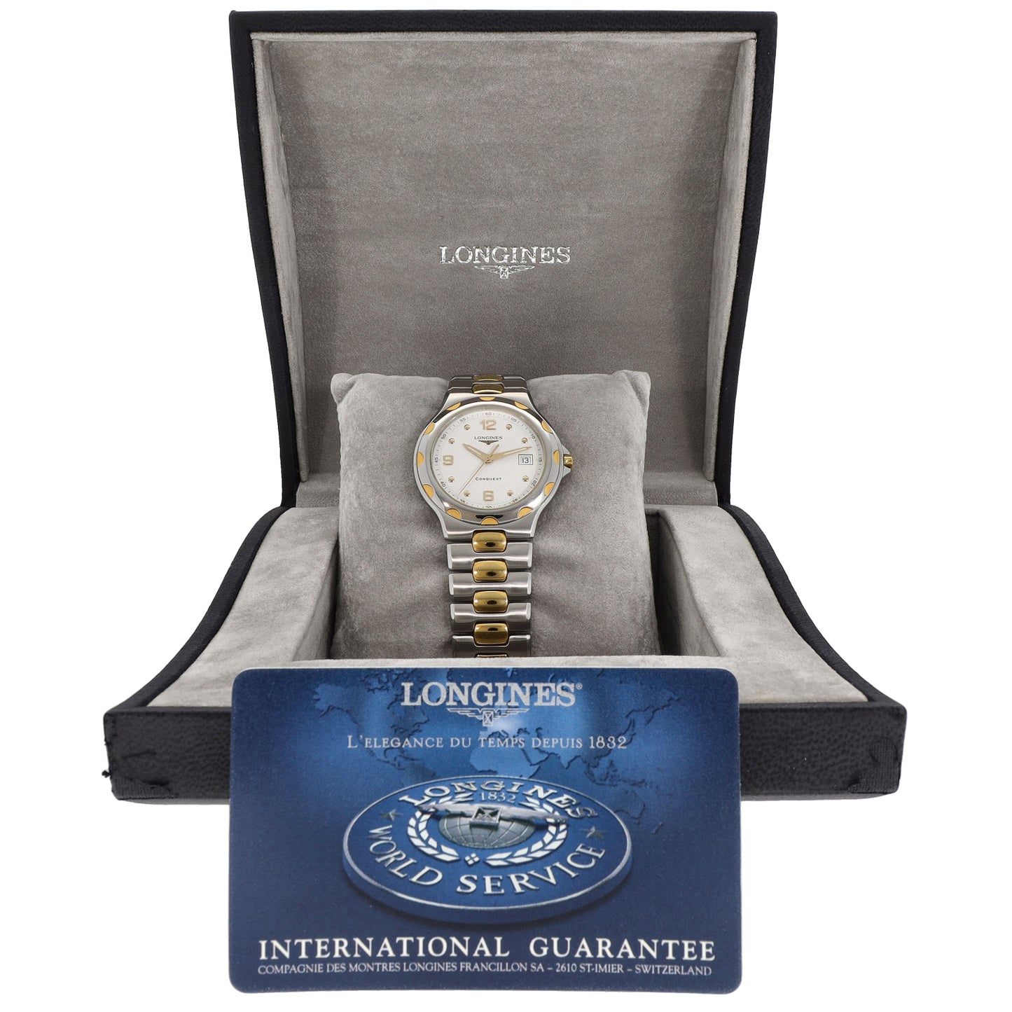 Longines Conquest L1.633.3 37mm Bi-Colour Watch