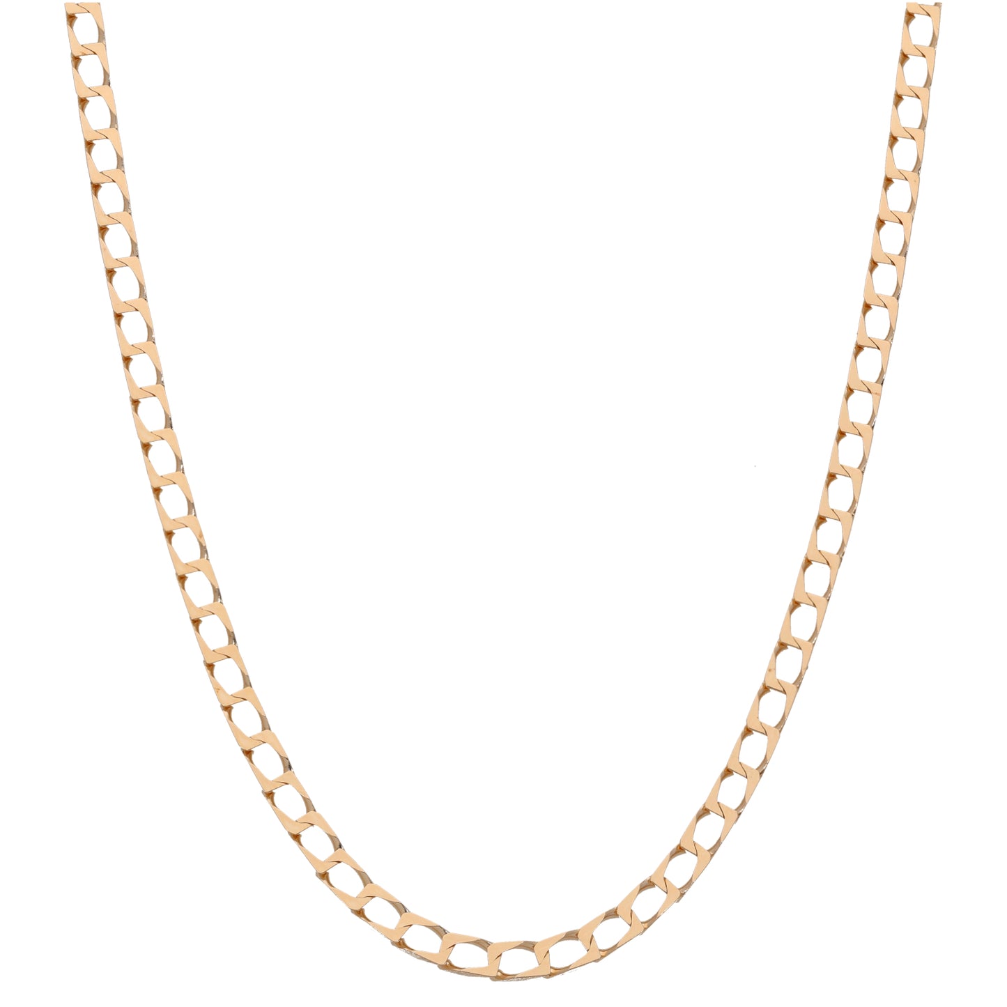 9ct Gold Curb Chain 20"