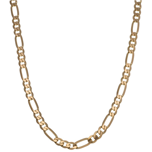 9ct Gold Figaro Chain 20"