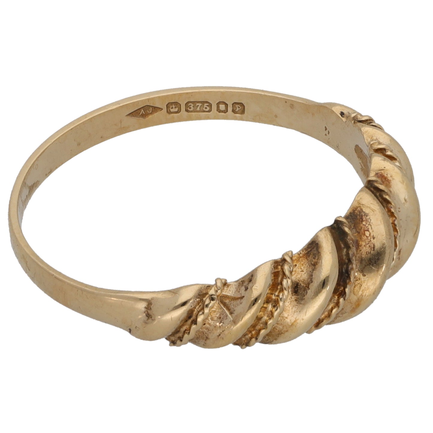 9ct Gold Alternative Ring Size M