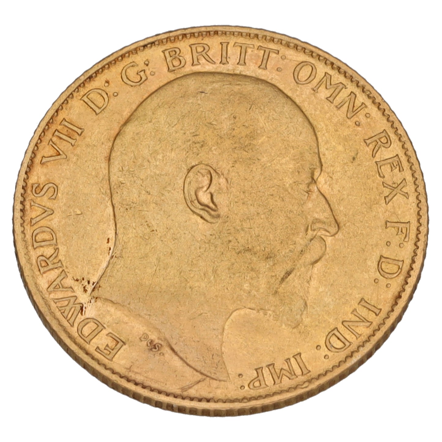 22ct Gold King Edward VII Half Sovereign Coin 1902