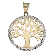 Load image into Gallery viewer, 9ct Bi-Colour Gold Tree Of Life Pendant
