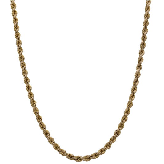 9ct Gold Rope Chain 18"