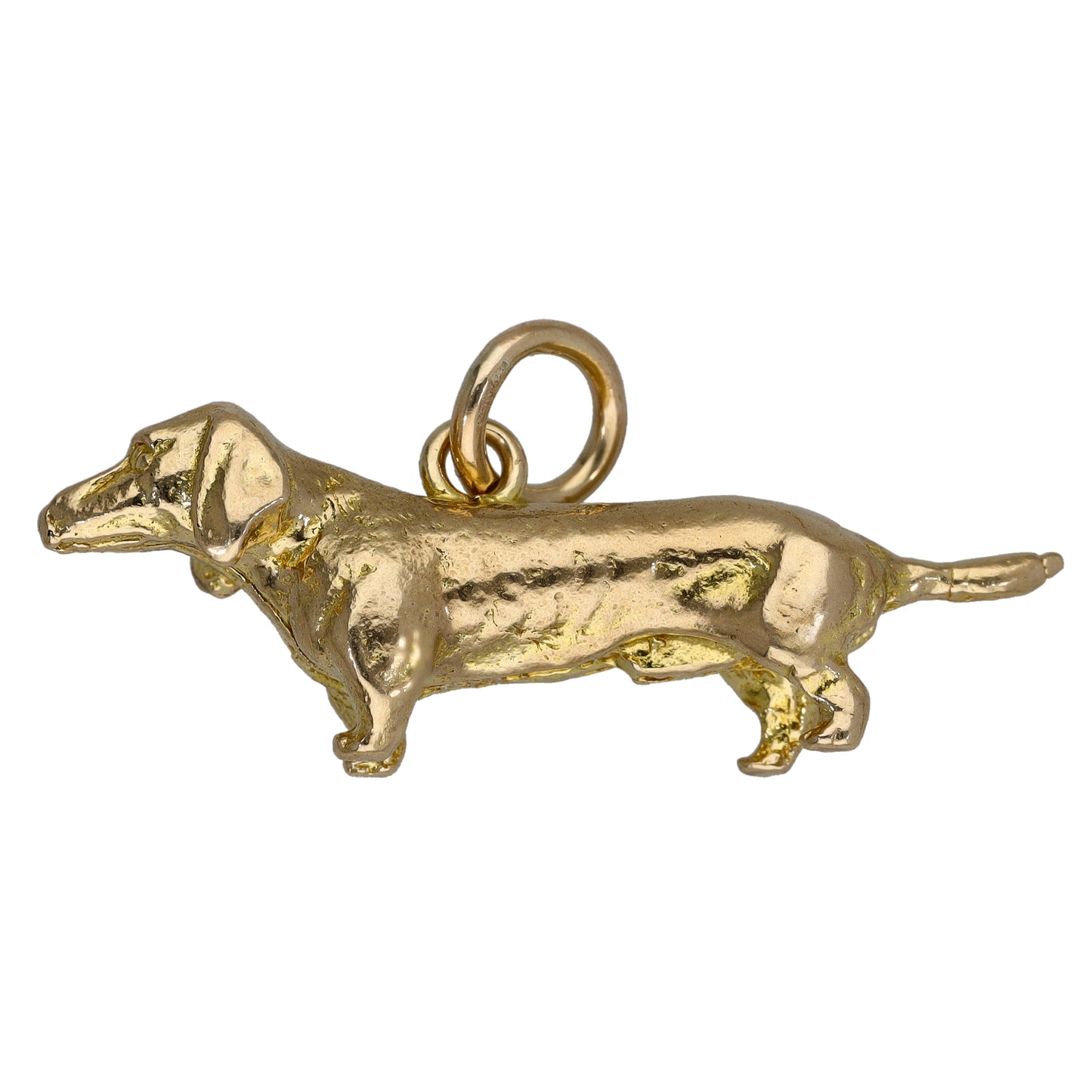 9ct Gold Dachshund Dog Pendant